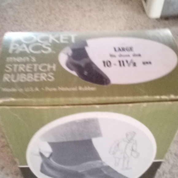 NIB - Pocket Pacs Men's Stretch Rubbers Size Large 10-11 1/2 - Picture 5 of 9